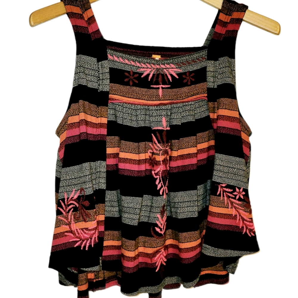 Free People Vintage Stripe Swing Tank - Picture 3 of 5